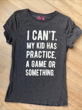 Crazy Dog Sports Mom T-Shirt Charcoal